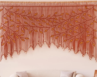 Toyvian Decorazione Da Parete In Macramè Con Margherite - Arazzo Floreale Intrecciato In Stile Bohémien, Per Cameretta Bambina, Dormitorio, Soggiorno