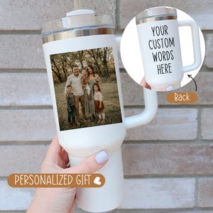 Custom Photo Tumbler Dad,Photo Tumbler Dad,Tumbler With Photo and Text, Personalized Photo 40oz Tumbler,Personalized Photo for Dad, dad 2025