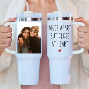 Personalized Photo Tumbler,Long distance friend gift,Bestie friends gift,best friend gifts for women,Bestie tumbler gift, Photo Tumbler