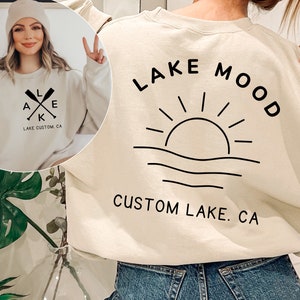 Lake mood shirt,Camping Lake Trip Shirts, Custom Family Vacation T-shirts, Tshirt, Matching Vacay Road, Camping Trip Shirt, Custom LakeShirt