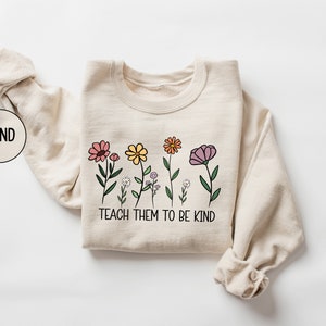 Back to School Shirt, Back To School Gift, Teacher Tshirt, Teacher Appreciation, Teach Them To Be Kind Shirt, Teacher Shirt, Teacher Gift,