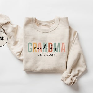 Chemise grand-mère personnalisée, cadeau grand-mère personnalisé, cadeau pour future grand-mère, chemise grand-mère personnalisée est, cadeau pour maman, cadeau pour grand-mère,