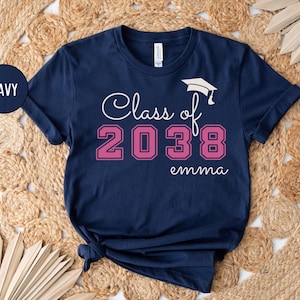 Class Of 2037 Handprint Shirt, 2036 Graduation Shirt,First Day of School Shirt,Grow With Me Shirt,Class Of 2038,Class Of 2039,Class Of 2040