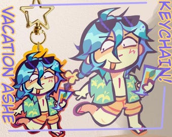SALE - Ashe Bradley Vacation Keychain