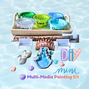 DIY Multi-Media Painting Kit | Paint Your Own Mini Scenery