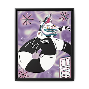 Sandworm Framed Canvas Art: Movie Enthusiast Wall Decor