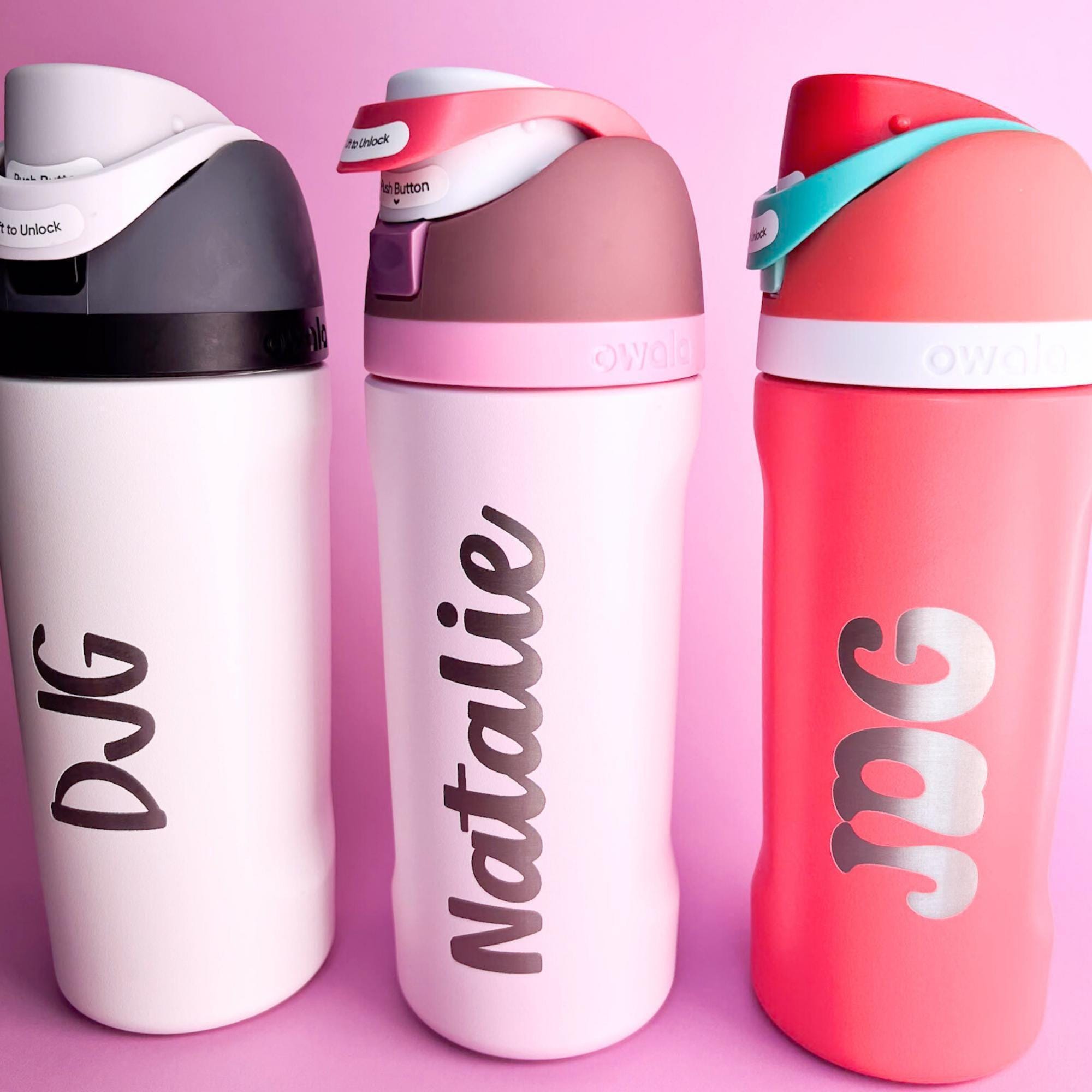 Custom Engraved OWALA KIDS 16 Oz Freesip Tumbler Stainless Steel