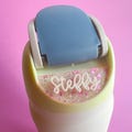 Custom OWALA Name Tag School Label for Daughter Acrylic Glitter Cup Accessory Son Waterbottle Tumbler Plate Sports Athlete Personalized Gift