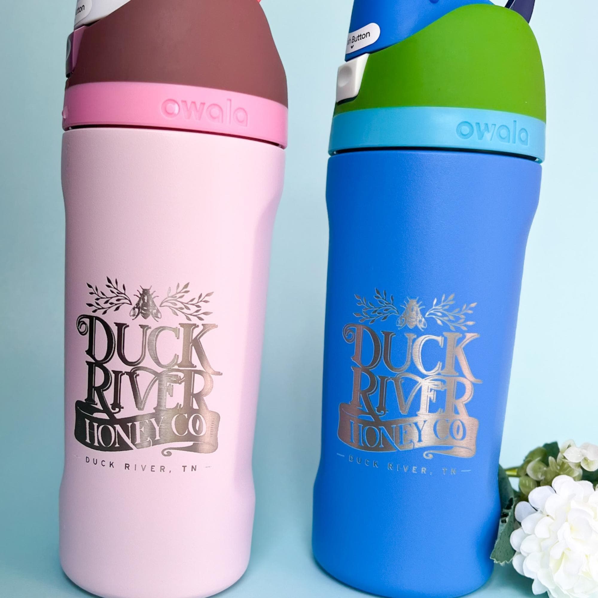 【アメリカ限定色】Owala Kids ステンレスボトル 16oz 475ml カスタム刻印入り OWALA KIDS 16オンス フリーシップ タンブラー