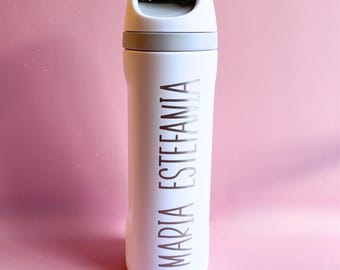 Engraved Water Bottle 24 Oz Stainless Steel Sip Like Cup 30 oz for Bridesmaid Personalized Wedding Party Favor Groomsmen Gift Tumbler