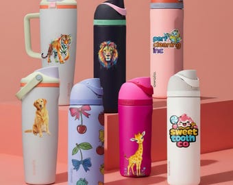 Personalized OWALA Water Bottle UV Printed Stainless Steel Tumbler Name Custom Design Drinkware Sports Gym Essential Birthday Mom Surprise