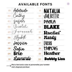 a handwritten font with different types of lettering