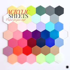 Laser Acrylic Sheet Cutting Project Maker Kit Business Supply Craft Material Design Piece Display Panel Sign Making Custom Sign Shop Supply
