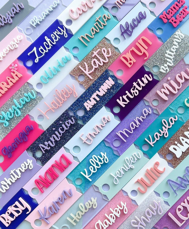 Custom Stanley Cup Personalized Stanley Tumbler Stanley Cup Tags Tumbler Tags 40oz Tumbler Tags 30oz Tumbler Tags Stanley Accessories Personalized Gift Christmas Gift Birthday Gift Gift for Her