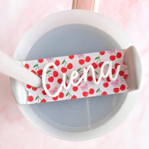 a bowl of food with a name on it