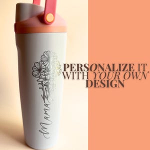 Sports Water Bottle Custom Name Engraving Personalized Athletic Tumbler Stainless Steel Construction Insulated Drink Container Team Player Gift Soccer Parent Essential Gym Workout Companion Outdoor Activity Partner Temperature Maintaining