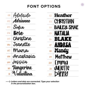 Font options