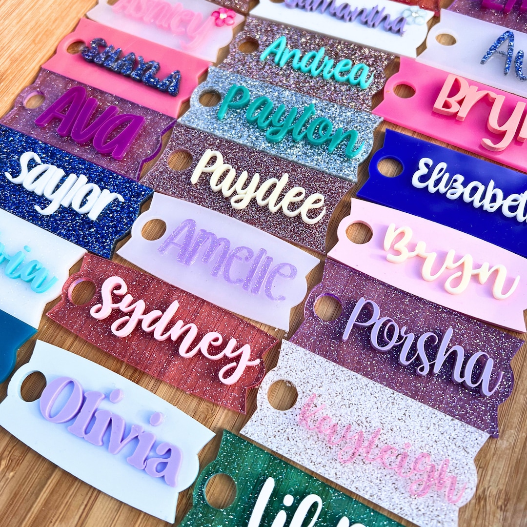 These stanley name toppers are so cute! Available in my tiktok