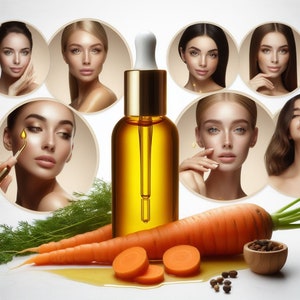 Dollania X2 Avocado Oil, and Carrot Oil Its dual use for body & hair Made in France