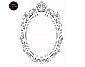 Vintage Victorian Frames Clipart, Shabby Clip Art, Baroque Frames, Rococo Frame, Wedding Frame, Wedding Invitation, Wedding Clipart, Digital