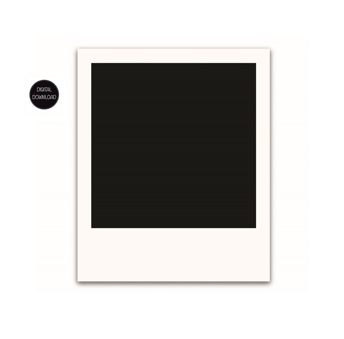 Polaroid Png, Polaroid Frame, Photo Frame Png, Retro Polaroid, Digital