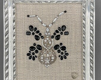 Schmetterling.              Königin der Flug Schmetterlinge Vintage Bejeweled SchmetterlingEin von einer Art, Gedenkkunst, Geburtstagsgeschenk, Annivers