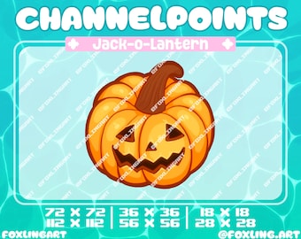 Puntos de canal de Jack-o-Lantern (Twitch, YouTube, KICK, Discord, TikTok)