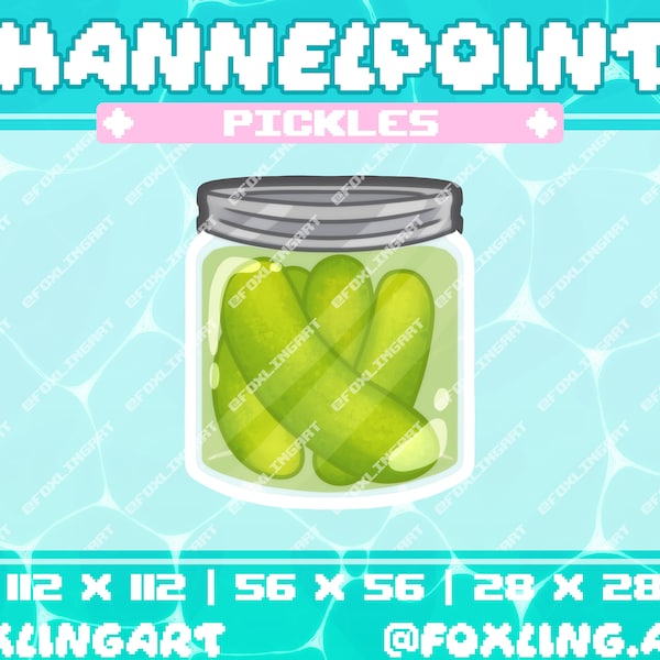 Jar of Pickles channelpoints - Twitch, KICK, Youtube