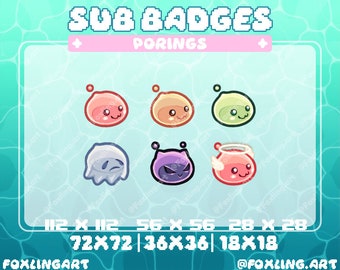 Insignias de suscripción de Poring (Ragnarok Online)