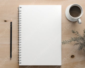 Spiral notebook mockup junk journal mockup spiral planner mockup spiral journal mockup notebook mockup photo album mockup PNG file download