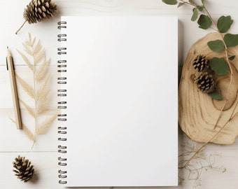 Spiral Notebook Mockup Blank Spiral Notebook Mockup Planner Mockup Journal Mockup Bundle Boho Mockup Book Mock Ups Spiral Journal Mock ups