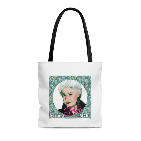 Tote Bag golden girls funny Bea Arthur resting B face gift graphic tote friend gift hilarious