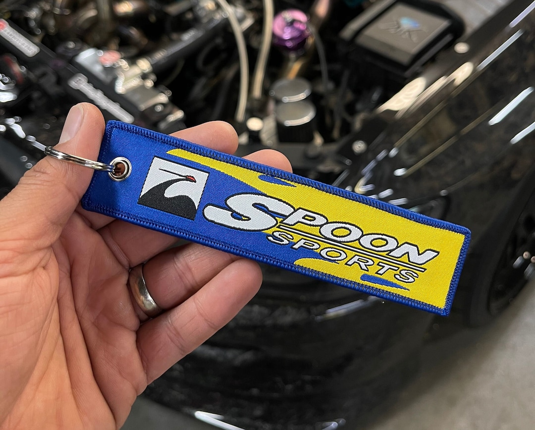 Spoon Motorsports Honda JDM Keychain key Tag Etsy