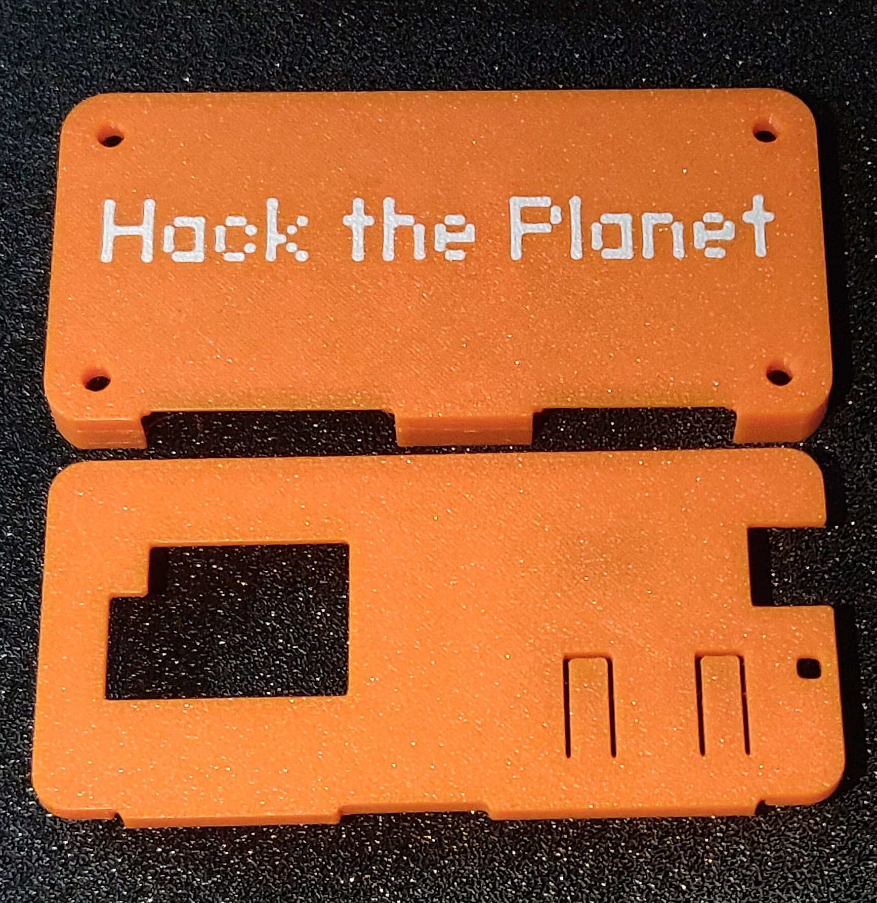 Flipper Zero Wi-Fi開発ボードケース「Hack the Planet」ミニマルな 