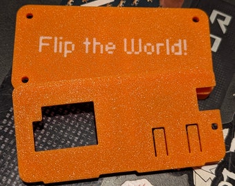Flipper Zero WiFi Dev Board Case "Flip the World" Minimal No Screws Case with Pin Protector