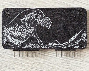 Flipper Zero Devboard Case, The Great Wave Design, with Pin Protector Custom Premium Devboard Case