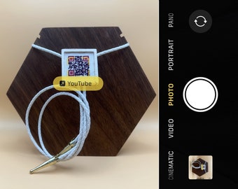 Made-to-order Custom QR Code Bolo Ties