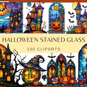 WITRAŻE HALLOWEEN - 100 klipartów (300 dpi, Wiedźma, Duch, Pająk, Nietoperz, Straszny zombie, Cukierek albo psikus clipart, Nawiedzony dom, Kocioł)