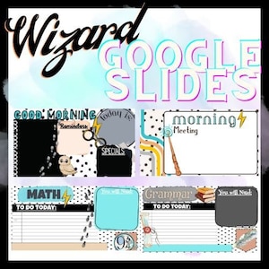 Wizard Themed Google Slides Templates