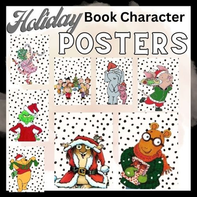 Spotted Book Character GROWING Bundle (includes Multiple Holiday ...