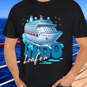 Funny Cruise Ship Lido Loafer Cruise Humor Pun T-Shirt, Unisex Salaway Pool Deck Party Favor Shirt, Love Cruising Plus Size Graphic Tee Top