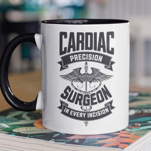 Cardiac Surgeon Heart Surgeon Mug, Medical Doctor Gift Idea, Cardiologist Coffee Cup Present, Graduation Gift for Her, Gift for Doctor, Dr