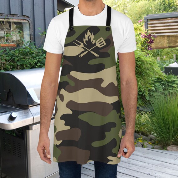 Hunting Camo Grilling Apron Oven Mitt Camouflage BBQ Glove Outdoor Barbecue Set Hunting Camo Grilling Apron Oven Mitt Camouflage BBQ Glove Outdoor Barbecue Set