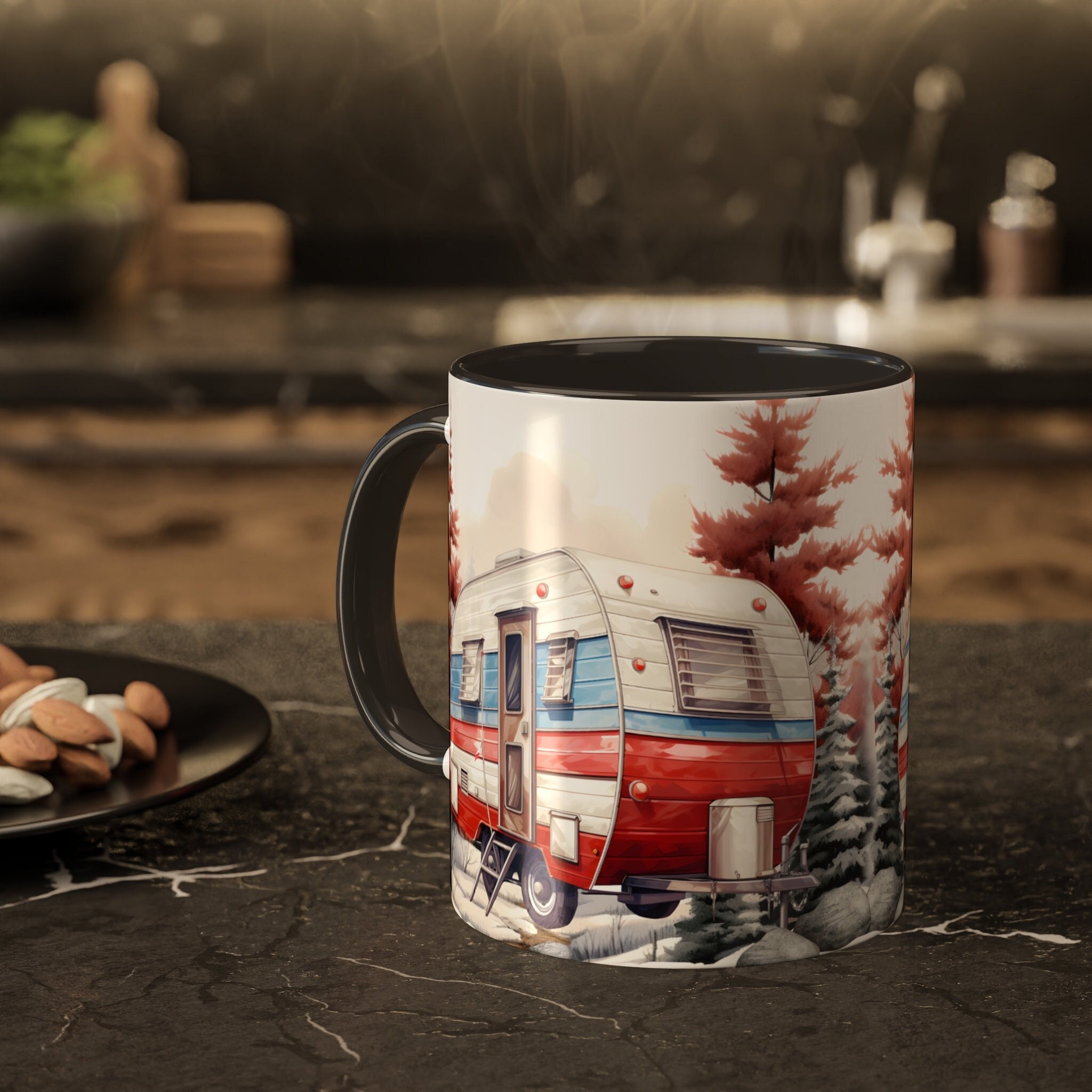 Retro Vintage Camper Coffee Mug, Hiker Camp Dinnerware, Camping Kitchen  Dishes, Old-fashioned Camper Home Decor, Love Camping Gift for Her - Etsy