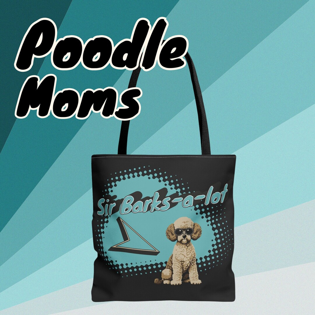 Poodle Mom Tote Bage, in My Poodle Mom Era, Love Poodles Gift Idea, Standard Poodle Mom Gift