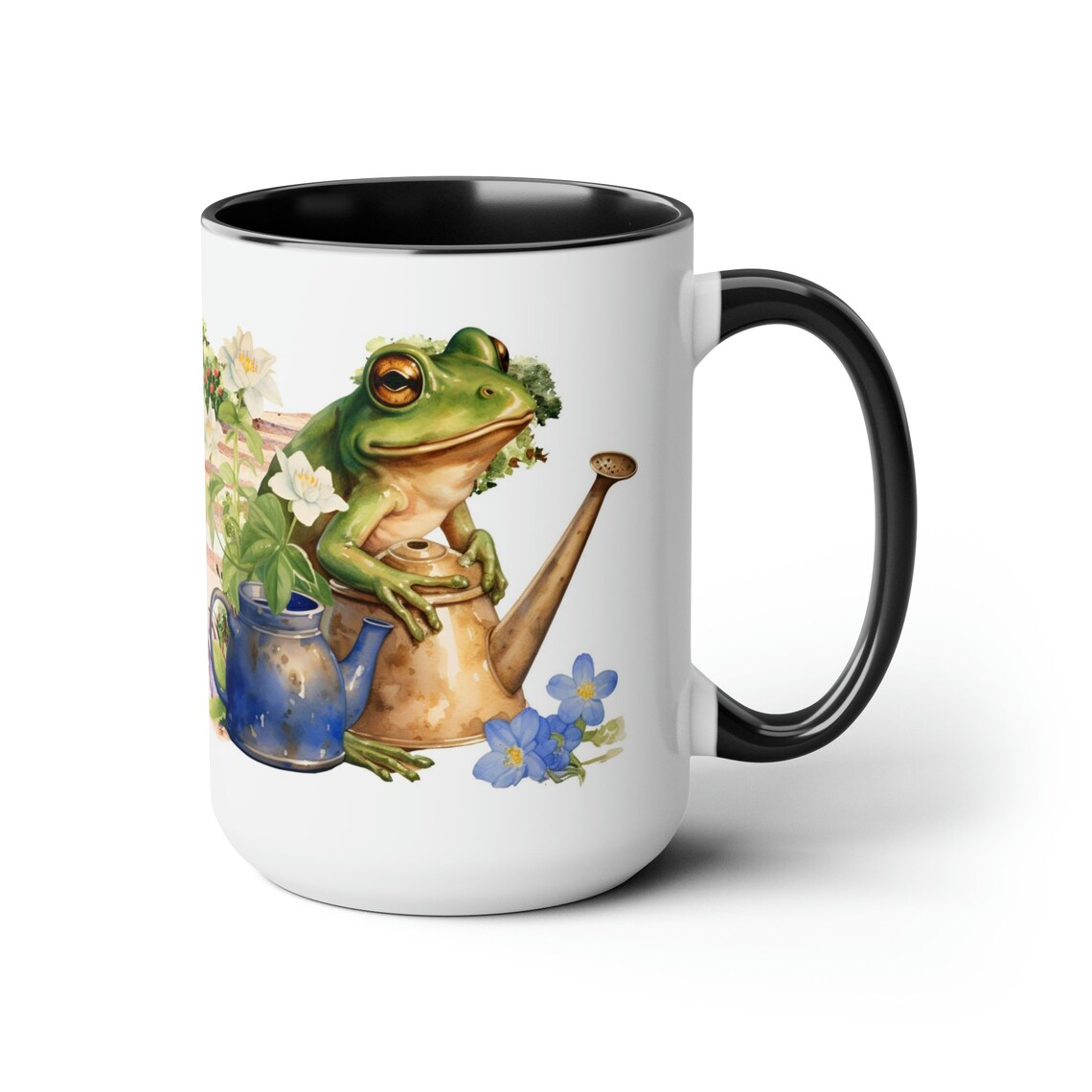 Cottagecore Frog Garden Mug, Cute Toad Gardener Dinnerware Home Decor ...