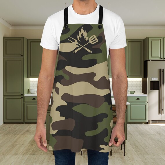 Hunting Camo Grilling Apron Oven Mitt Camouflage BBQ Glove Outdoor Barbecue Set Hunting Camo Grilling Apron Oven Mitt Camouflage BBQ Glove Outdoor Barbecue Set
