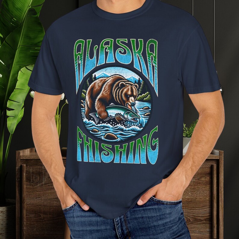 T-SHIRT FISHING MY Fish Will Come Funny Fisherman Weiß Ringer Für