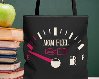 Mama Tanktasche, lustige neue Mutter wiederverwendbare Einkaufstasche, Baby Shower Party Gunst Tür Preis, Mama leeren Gasbehälter Wortspiel Muttertag Geschenk
