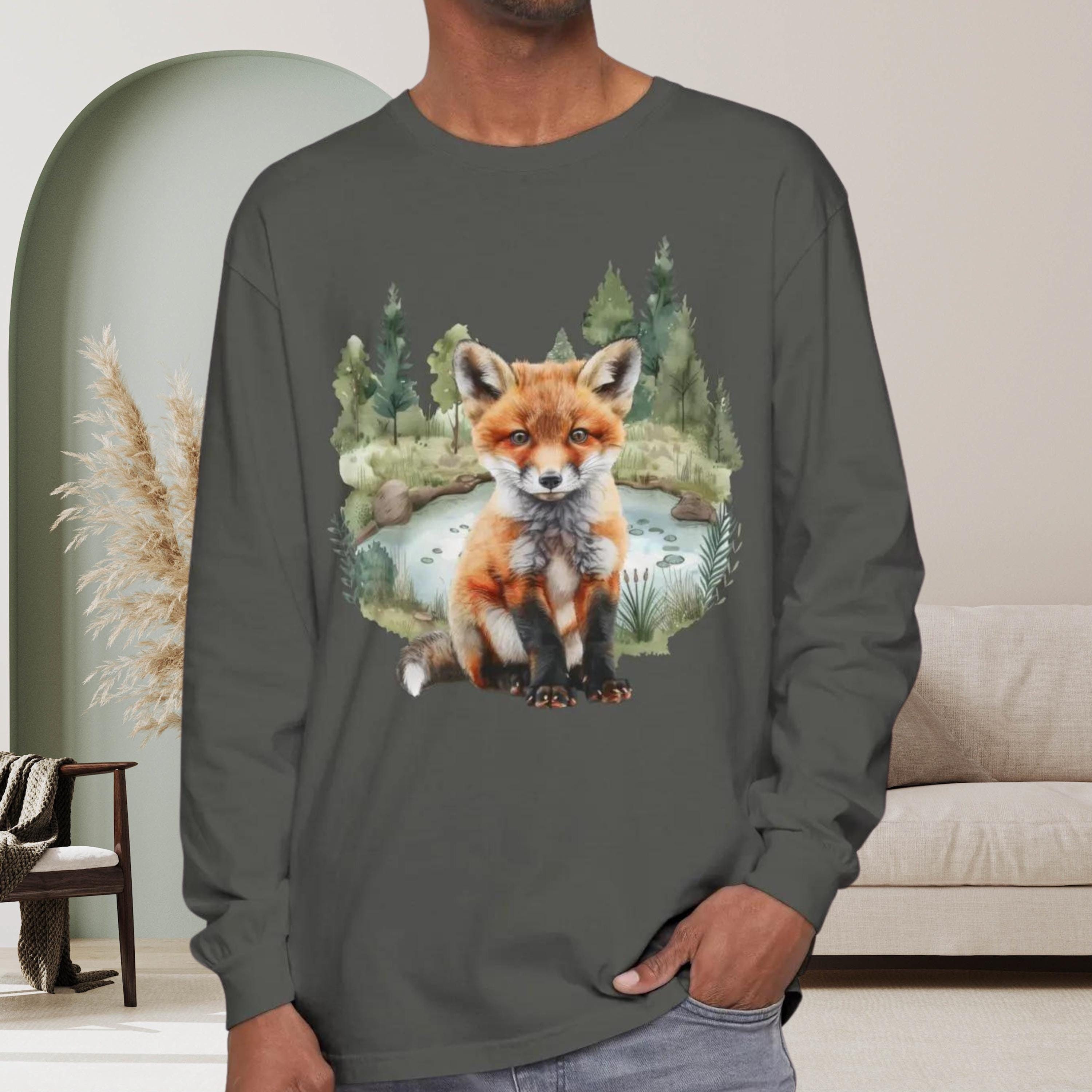 Men's Shirt Fox Wilderness - Etsy